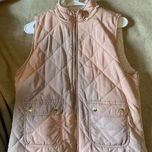 Ladies Pink/Sherpa Reversible Vest